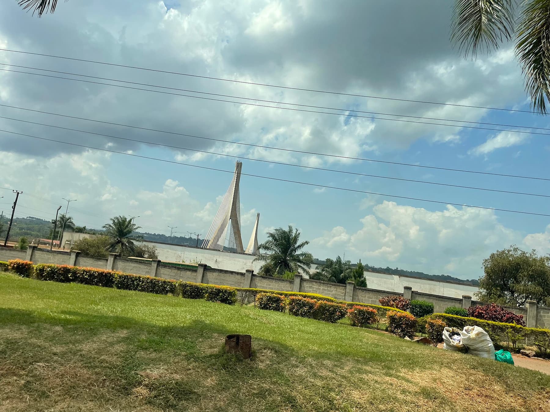 The Nile bridge at Jinja, Uganda