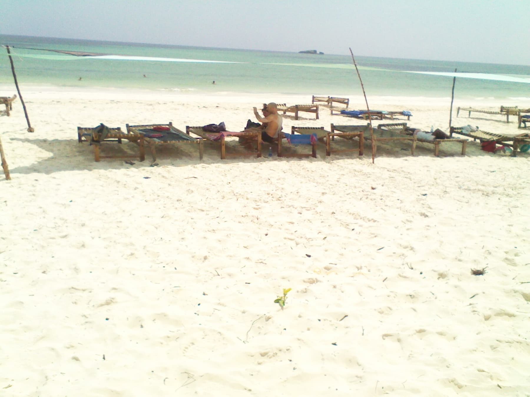 Fishing boats drawn up on the sand at Watamu